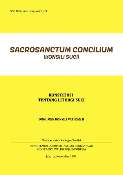 sacrosanctum concilium