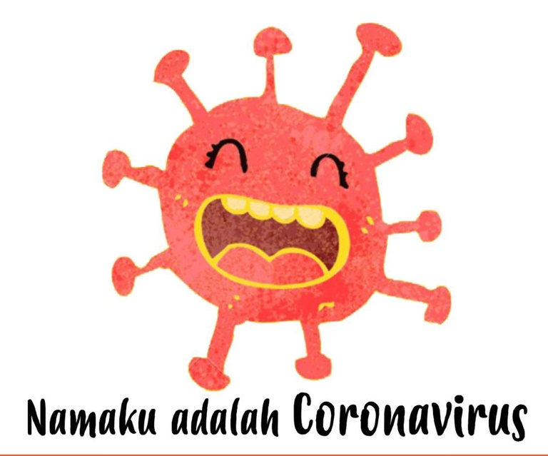 Hallo namaku Corona Virus..